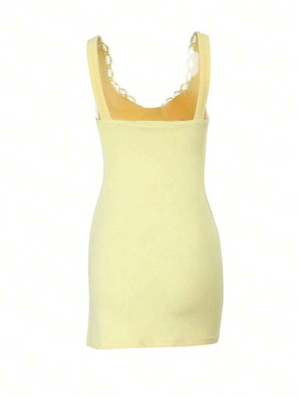 Yellow summer night dress
