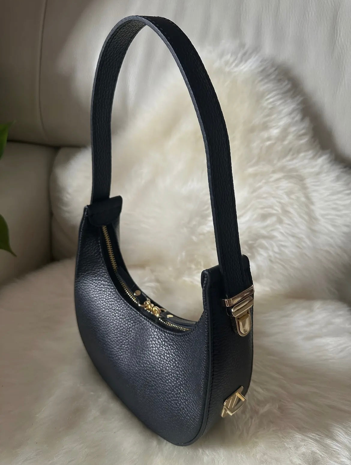 Mini sacs Melly en cuir véritable