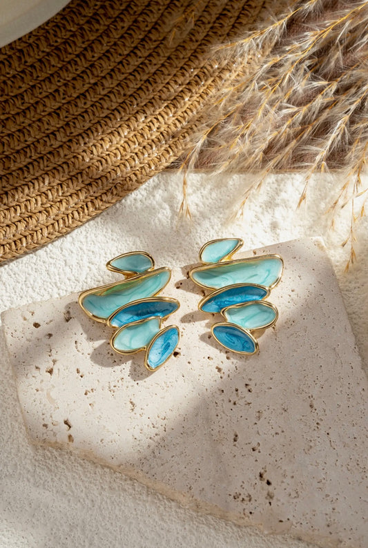 Boucles d’oreille Trésor marin