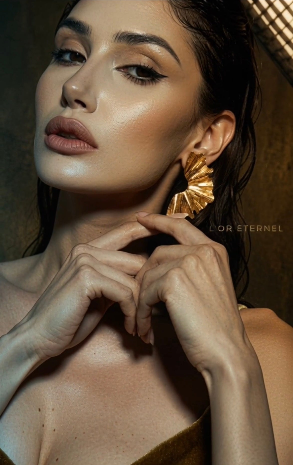 Boucles d’oreille L’or éternel